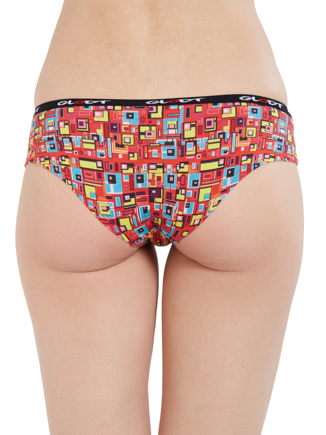 GLODT | Red Bamboozled Print Pima Cotton Hipster Panties