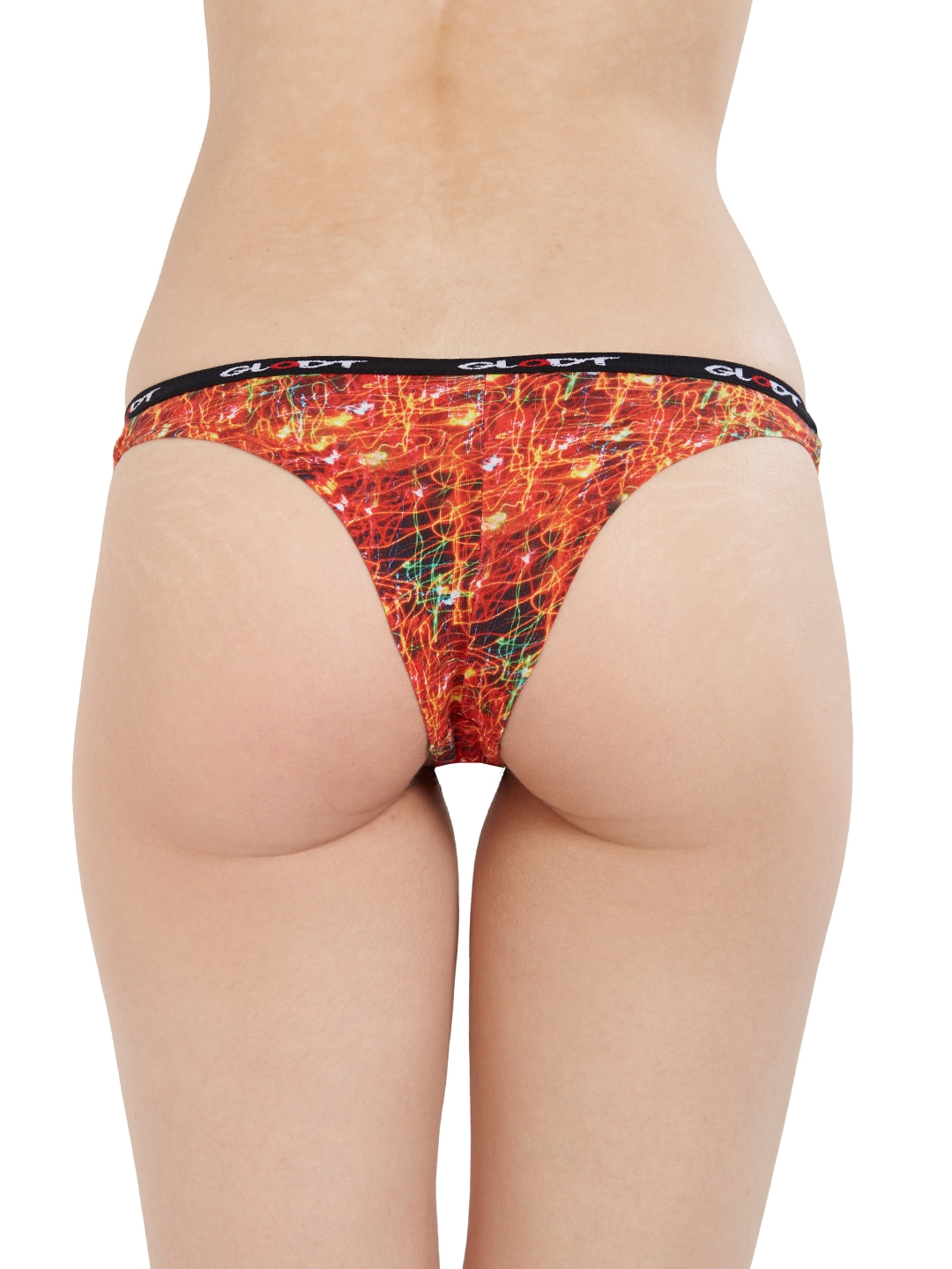 GLODT | Red Light My Fire Print Pima Cotton Bikini Panties