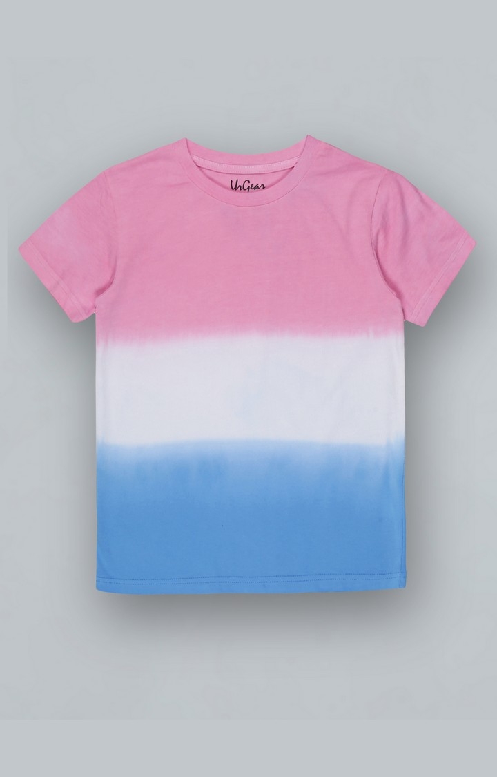 UrGear | UrGear Boys and Girls Colourblock Pure Cotton Multi-Coloured T-Shirt