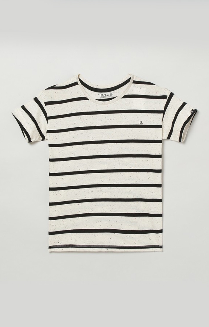 UrGear | UrGear Boys and Girls Striped Pure Cotton T-Shirt