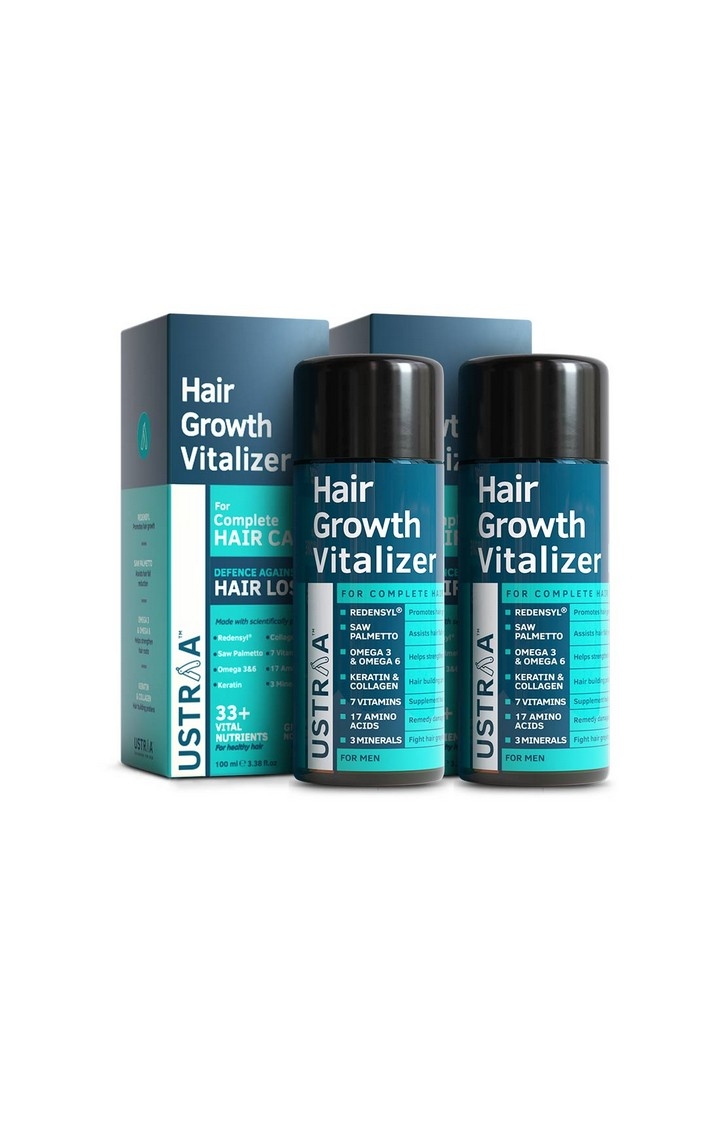 Ustraa Hair growth Vitalizer - 100 ml - Set Of 2