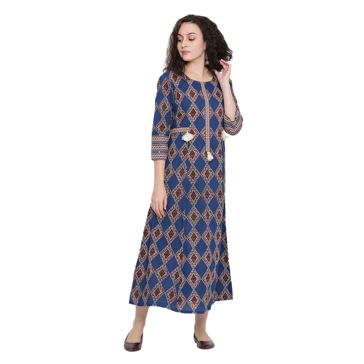 ANTARAN | Antaran Women Blue Maxi Dress