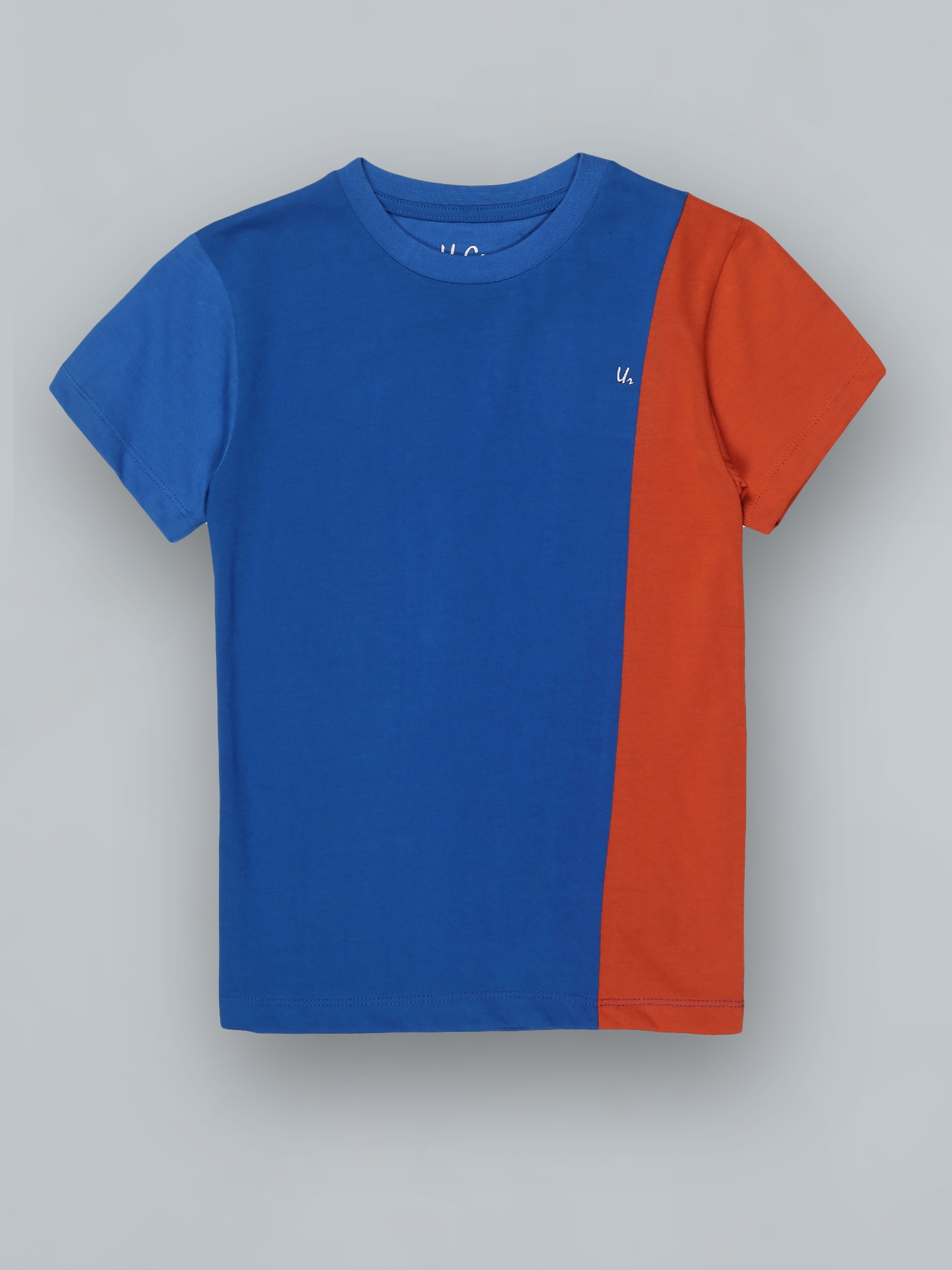 UrGear | UrGear Boys Colourblock Pure Cotton Multi-Coloured T-Shirt