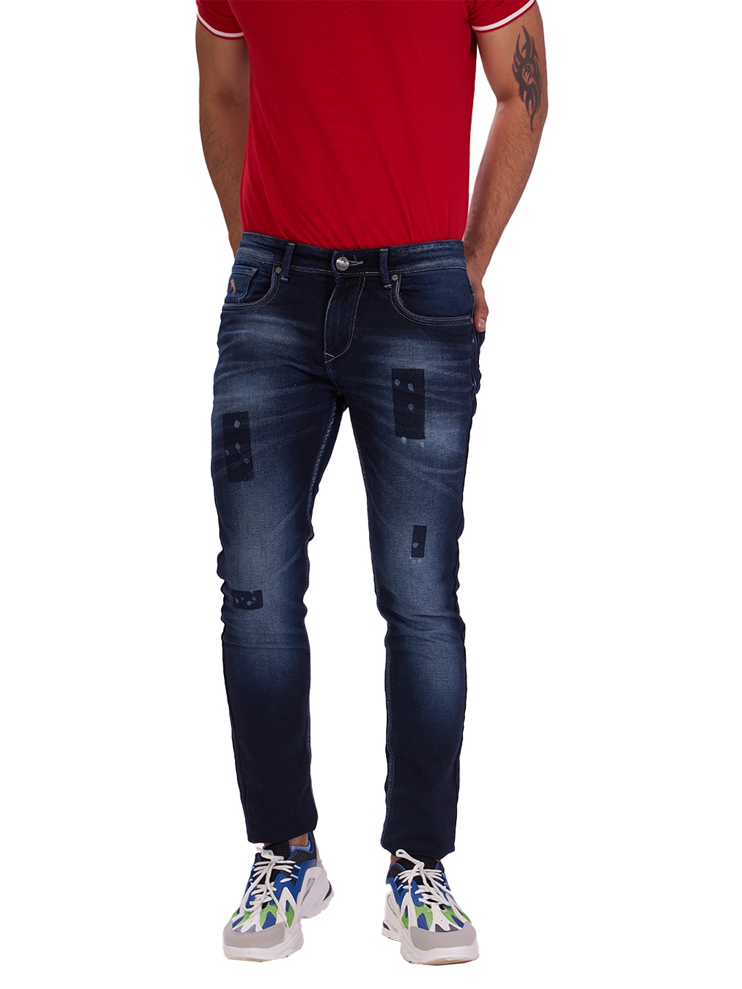 D'cot by Donear | D'cot by Donear Mens Grey Cotton Jeans