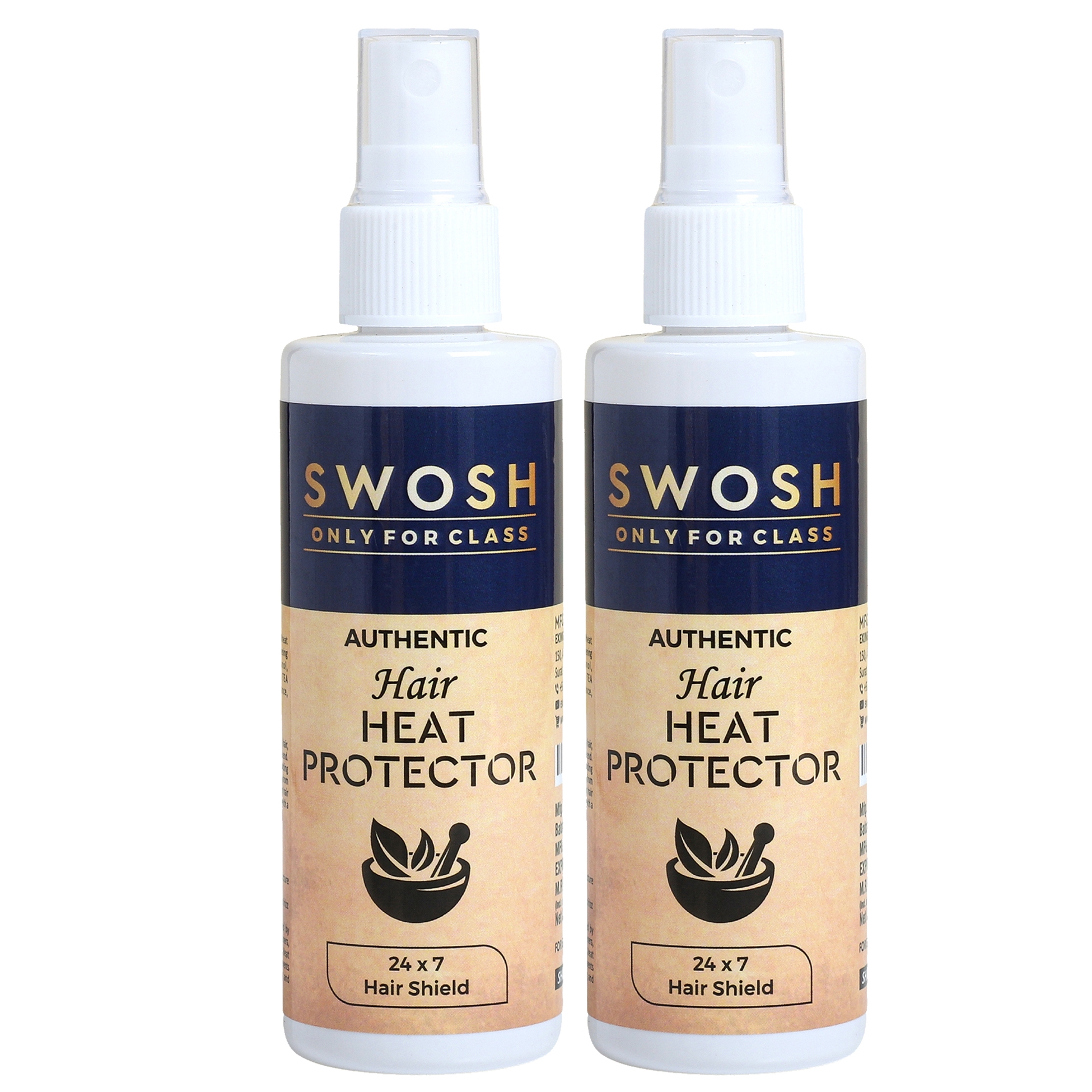 Swosh Advanced Heat Protector Spray For Hair Straightener Hair Spray - 100  ML- No Sulphate, No Paraben,
