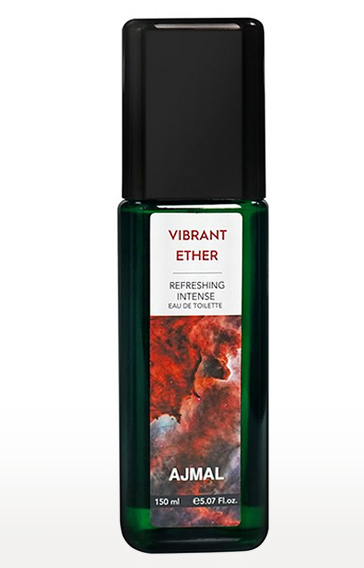 Ajmal Vibrant Ether Eau De Toilette Spicy Perfume 150ML Long Lasting Scent Spray Party Wear Gift for Man and Women