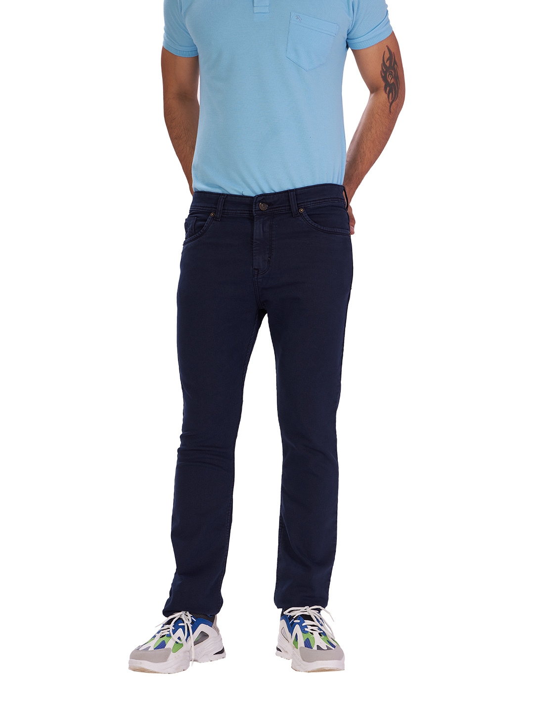 D'cot by Donear | D'cot by Donear Mens Blue Cotton Jeans