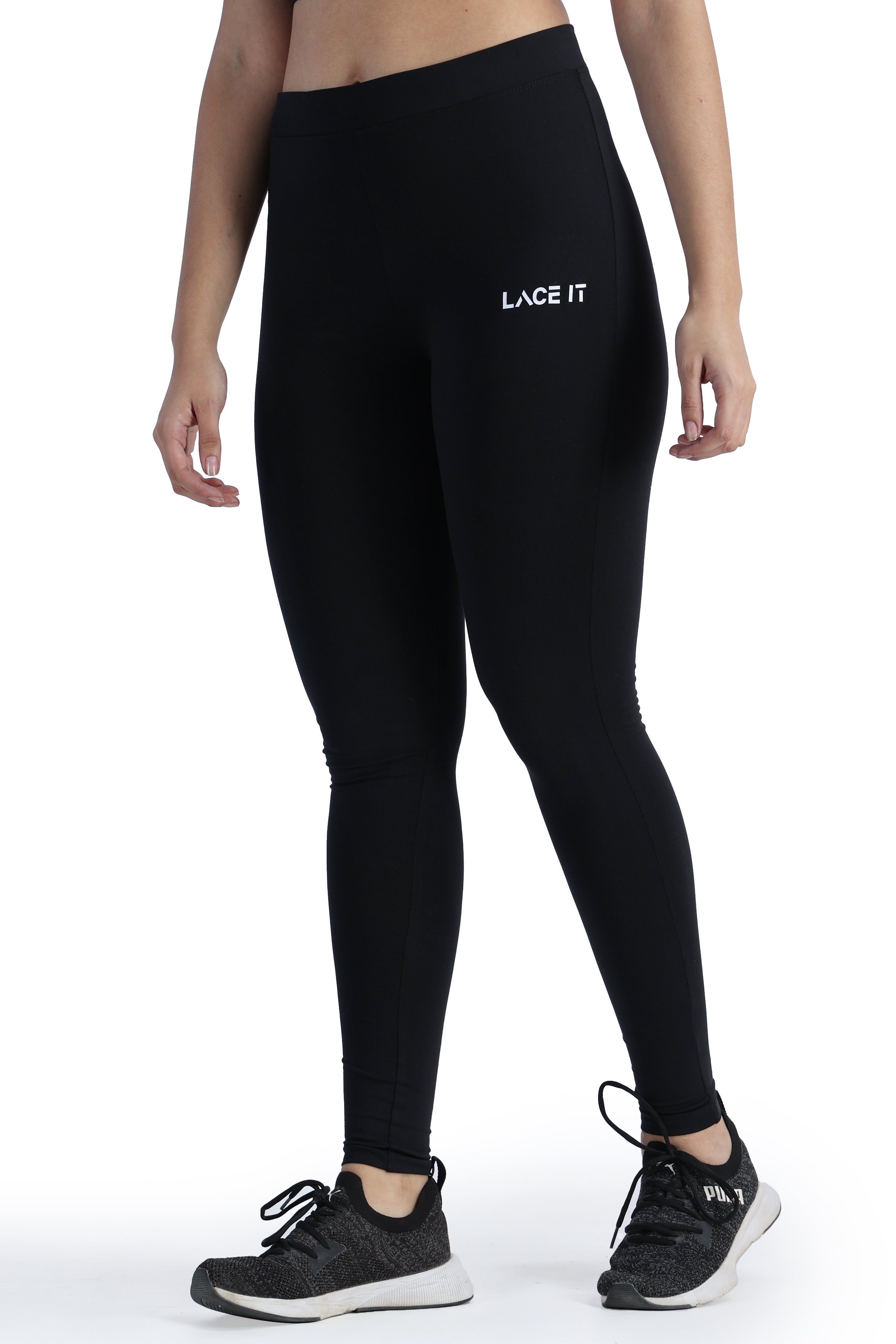 LACE IT | Women Yoga Pant and tight (Black)