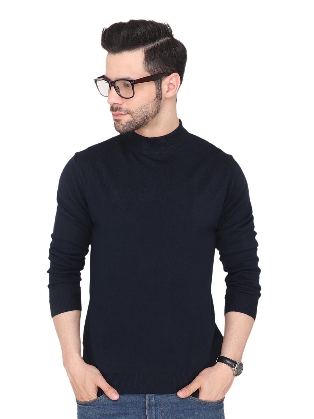 Albion | ALBION MENS WINTER HARRY NAVY PULLOVER