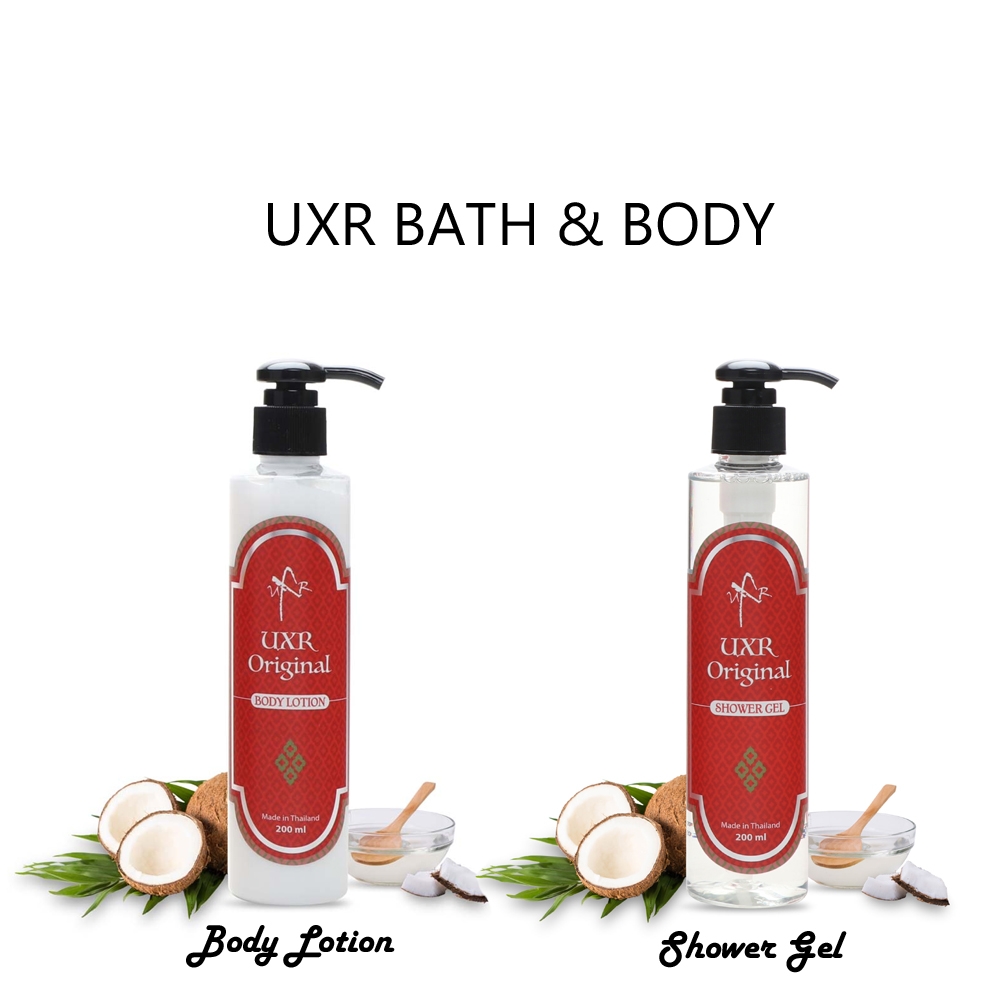 UXR Bath & Body Original Body Lotion and Shower Gel ( 200Ml x 2 )