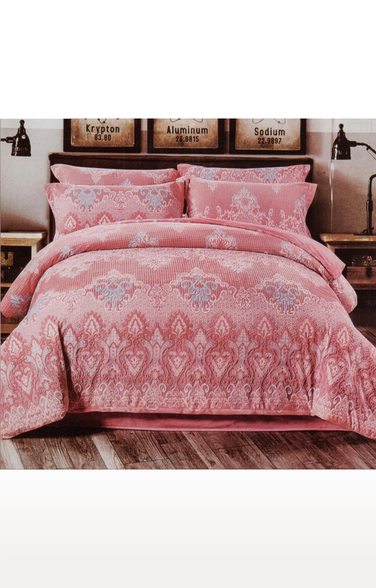 Sita Fabrics | Sita Fabrics Premium Soft Microfiber Heavy Winter 350 GSM Printed Double Bed Quilt | Multicolour | 90x108