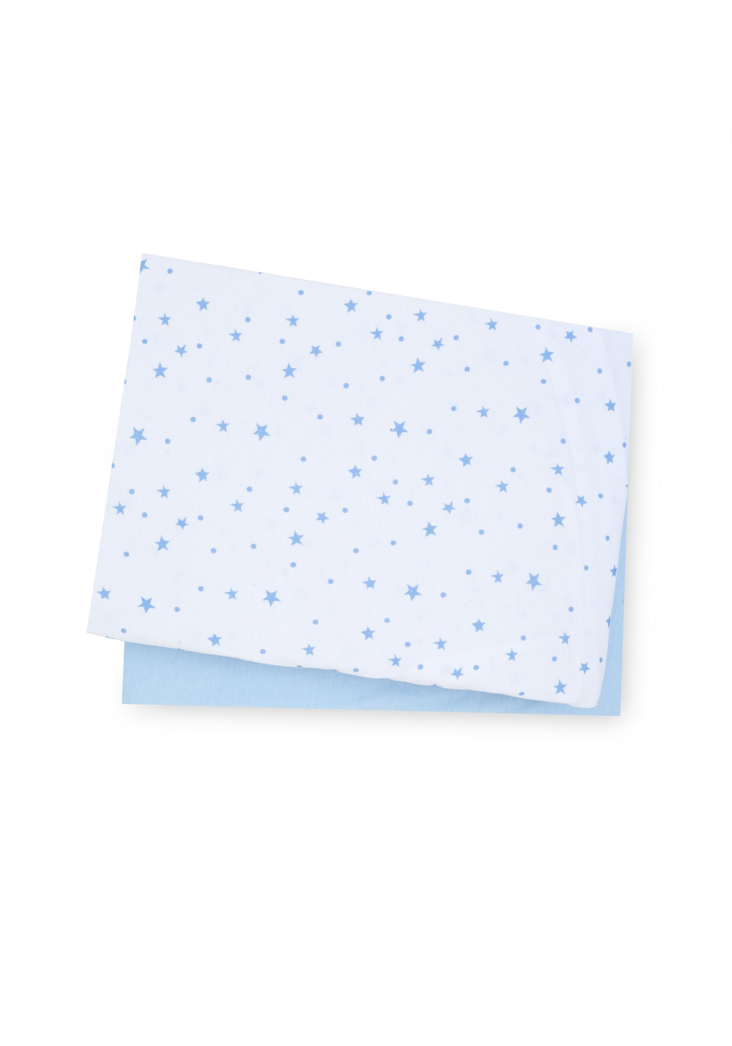 Mothercare | Mothercare Essential Cotton Blue Bedside Crib Fitted Sheets - 2 Pack