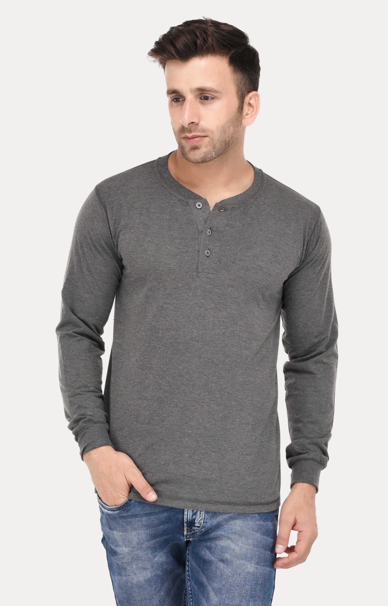Dark Grey Melange T-Shirt