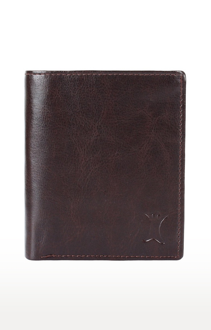 CREATURE | CREATURE Bi-Fold Brown Color Faux-Leather Wallet with Multiple Card Slots for Men