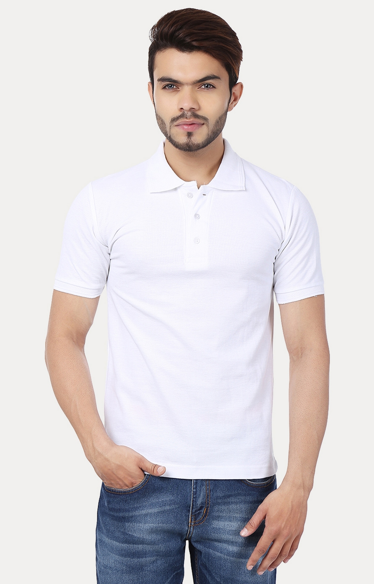 Weardo | White Solid T-Shirt