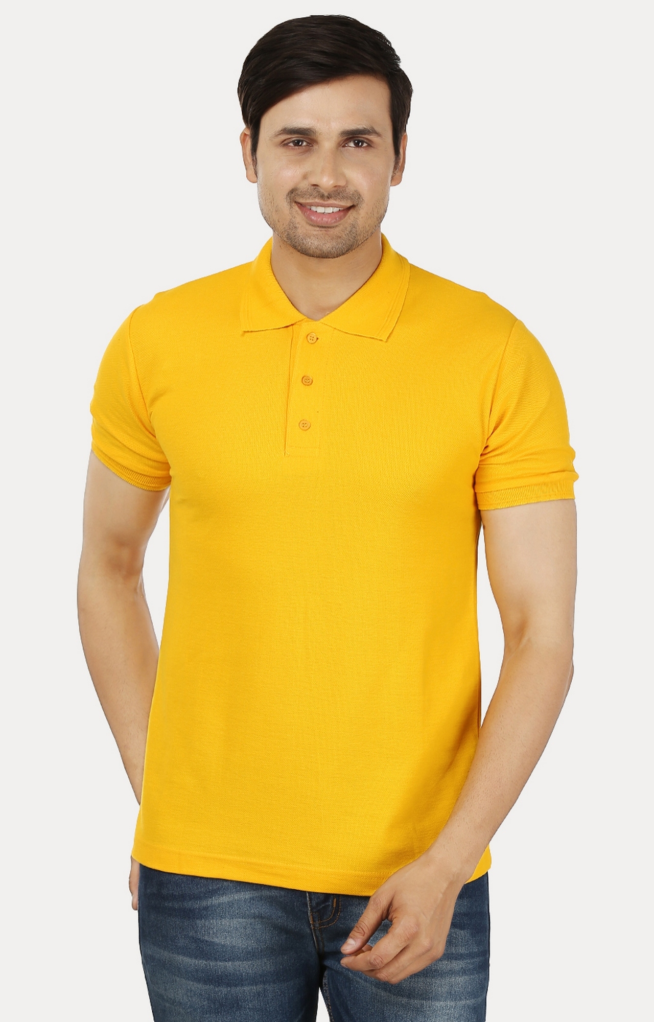 Weardo | Yellow Solid T-Shirt