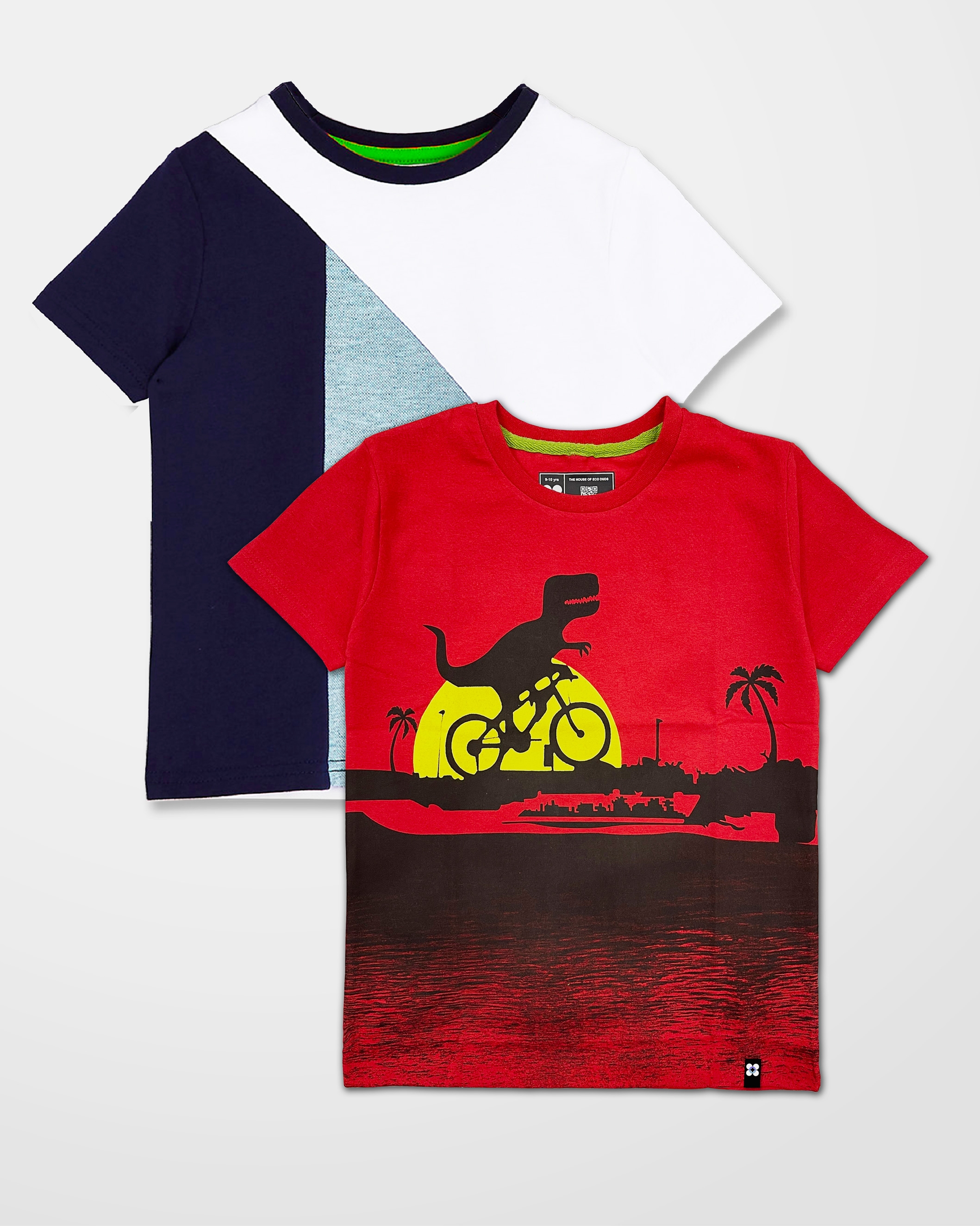 Vertu Duds | Vertu Duds Printed Unisex Kids Round Neck Multicoloured T-Shirt