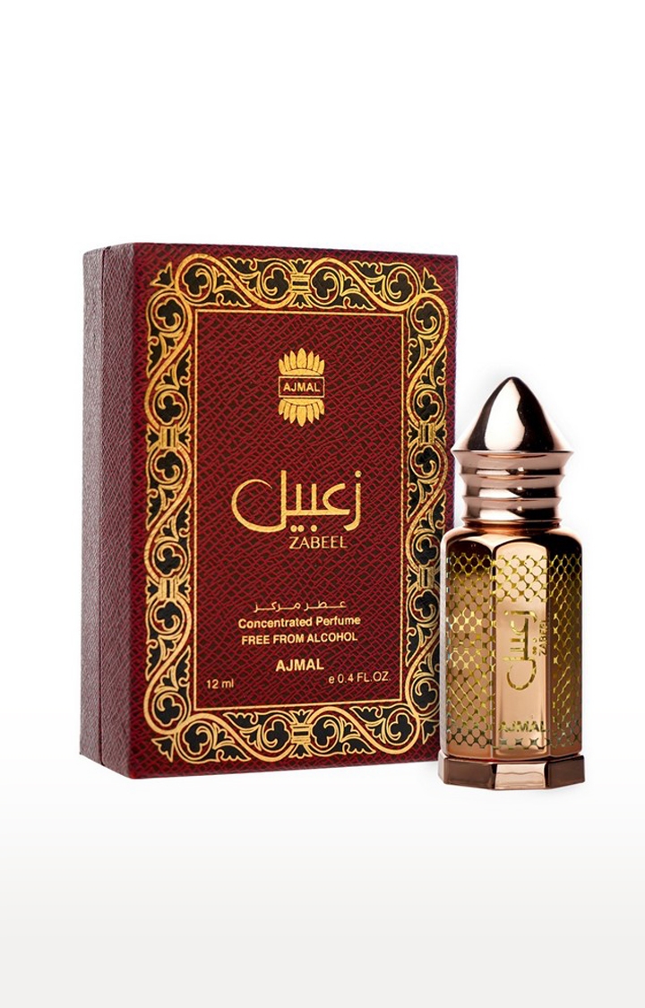 Ajmal Zabeel Concentrated Oriental Perfumes Free From Alcohol 12ml Gift for Man and Women