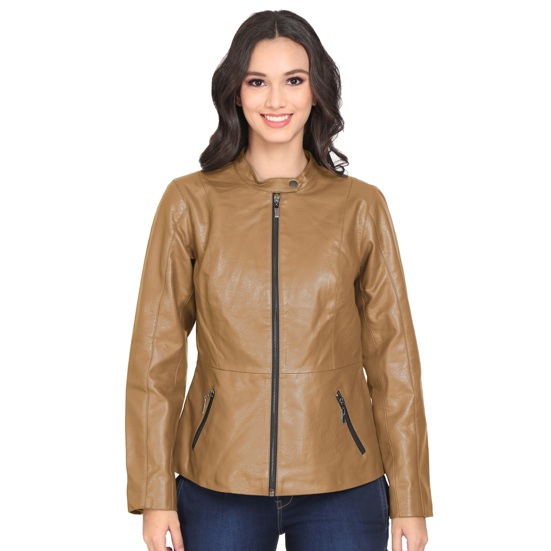 Justanned | JUSTANNED ALMOND BROWN LEATHER JACKET