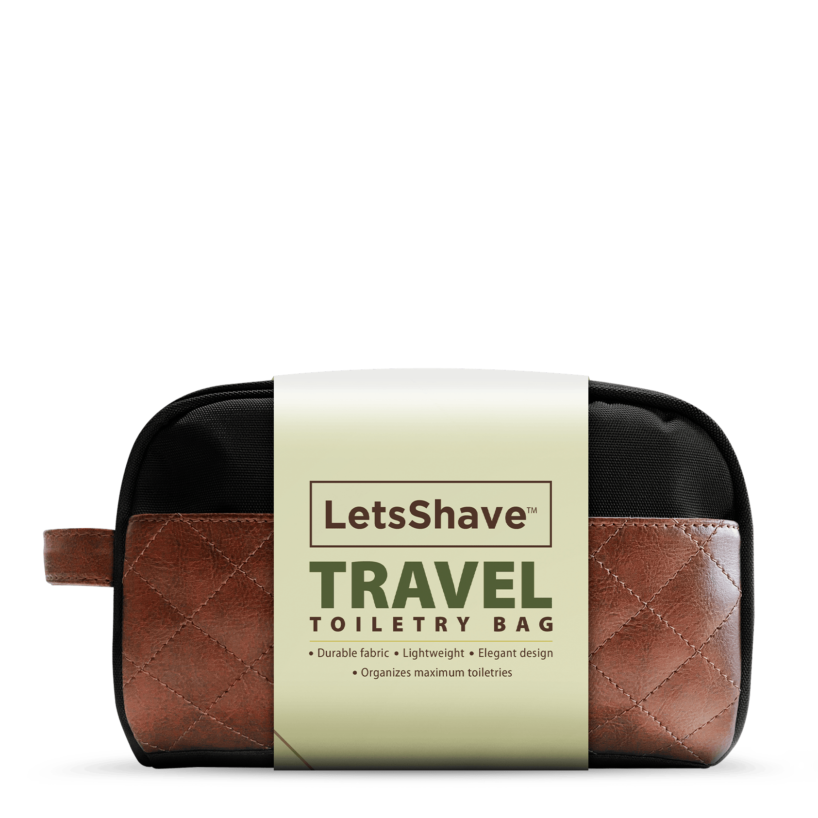 LetsShave | LetsShave Toiletry Bag - Water Resistant - Green
