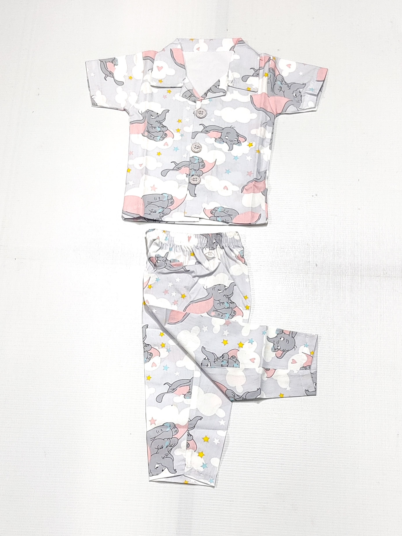 AAAKAR | Stylish Boy's White Graphic Printed Shirt And Pyjama Set