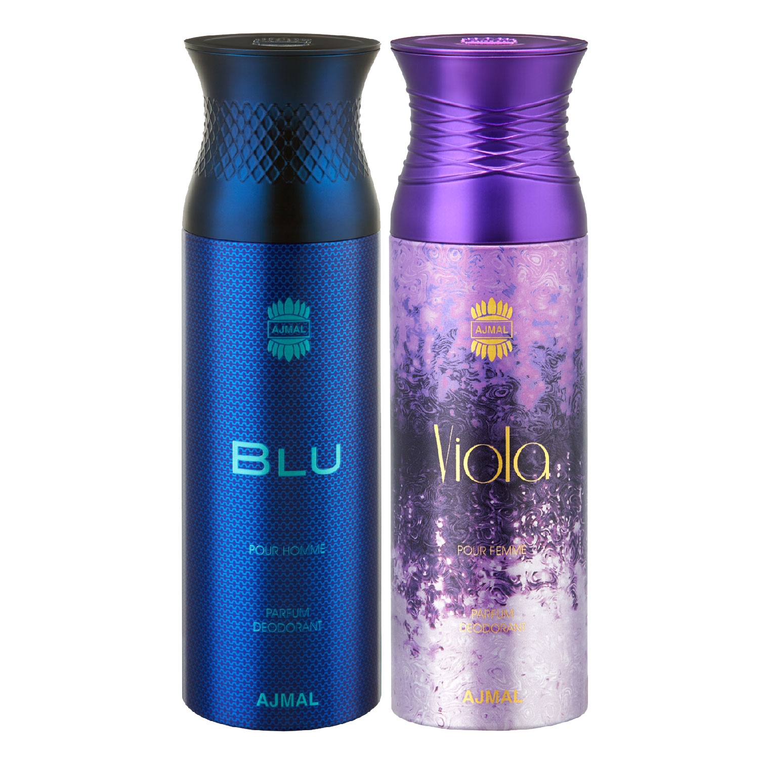 Ajmal | Ajmal Blu & Viola Deodorants Gift For Men & Women (200 ml, Pack of 2)