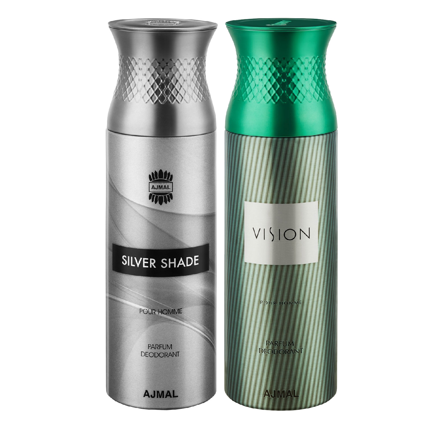 Ajmal | Ajmal SilverShade & Vision Deodorants Gift For Men (200 ml, Pack of 2)