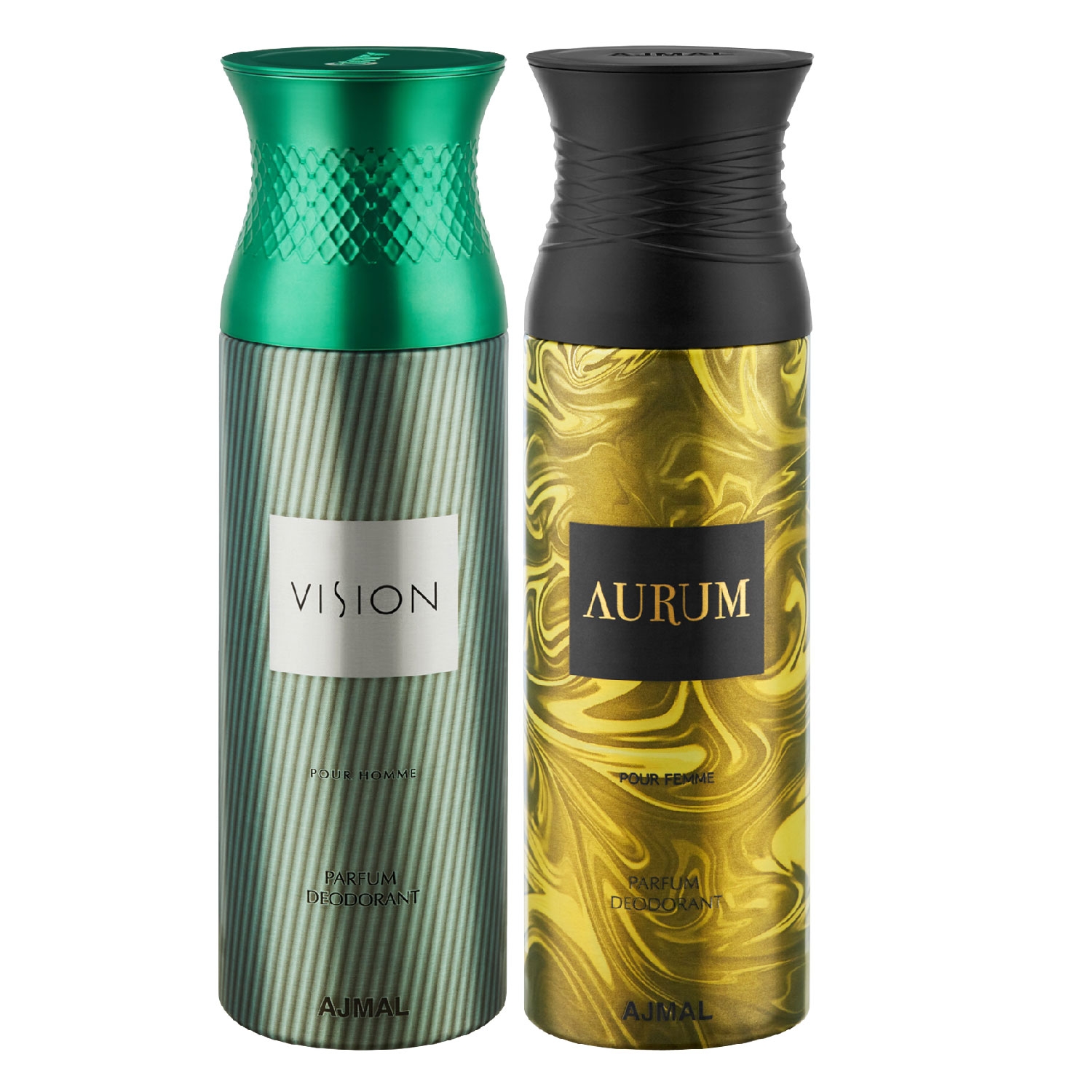 Ajmal | Ajmal Vision & Aurum Deodorants Gift For Men & Women (200 ml, Pack of 2)