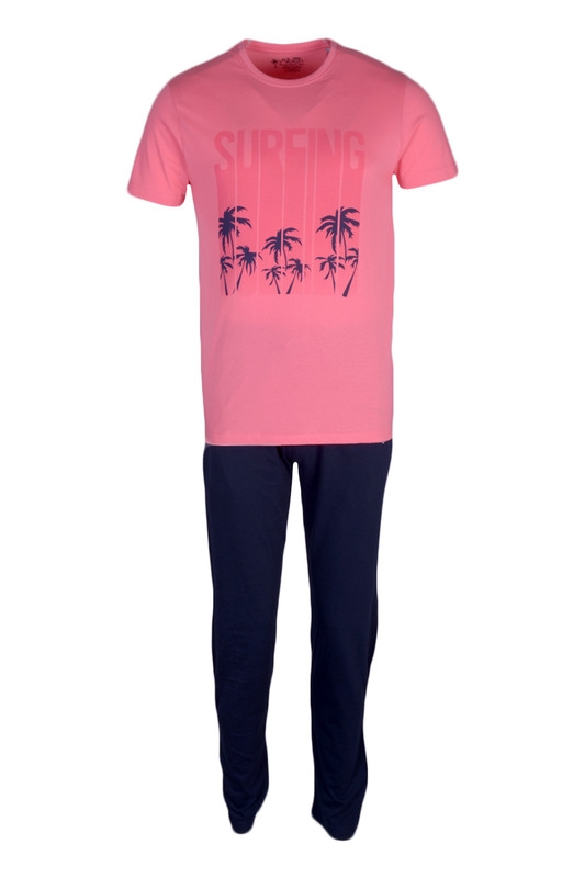 Albion | ALBION MENS MENS SET DOSSIL NIGHT SUIT N.PINK/NAVY