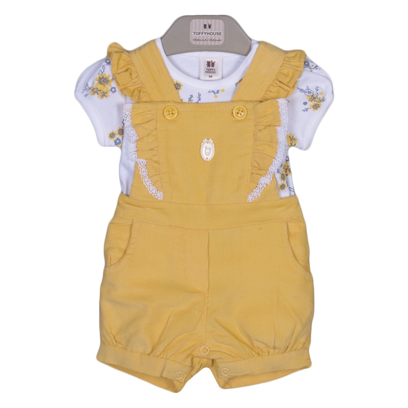 Albion | ALBION KIDS INFANTS TOFFY HOUSE FROCK YELLOW