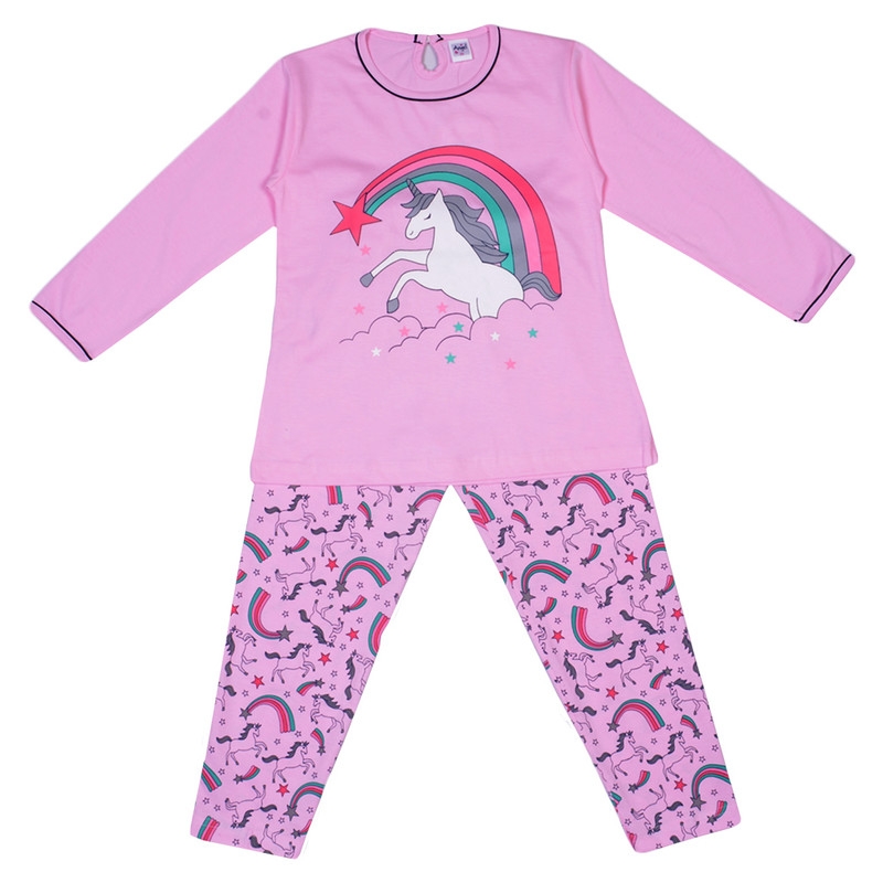 Albion | ALBION KIDS GIRLS PICCADELY NIGHT SUIT PINK