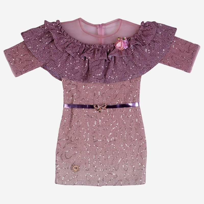 Albion | ALBION KIDS GIRLS SWASTIK WINE PARTY FROCK