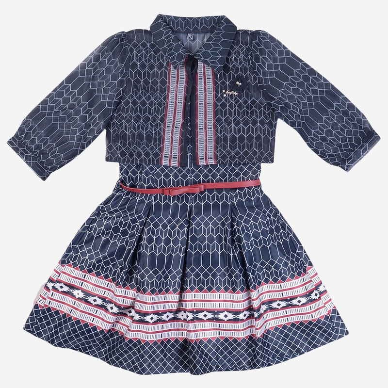 Albion | ALBION KIDS GIRLS N BLUE TINY BABY FROCK