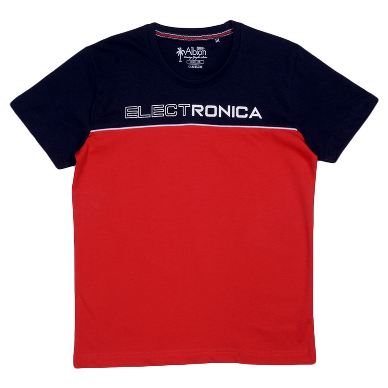 Albion | ALBION KIDS DOSSIL BOYS T-SHIRT NAVY RED