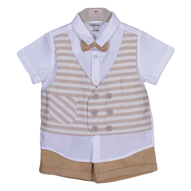 Albion | ALBION KIDS INFANTS TOFFY HOUSE BABA SUIT BROWN