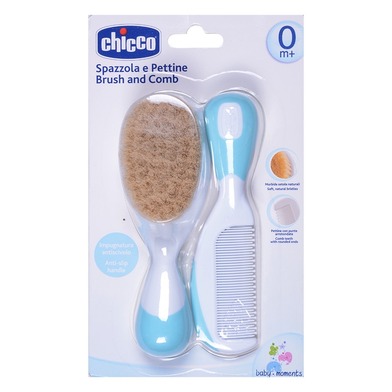 Albion | CHICCO BABY BRUSH BRUSH AND COMB LIGHT BLUE