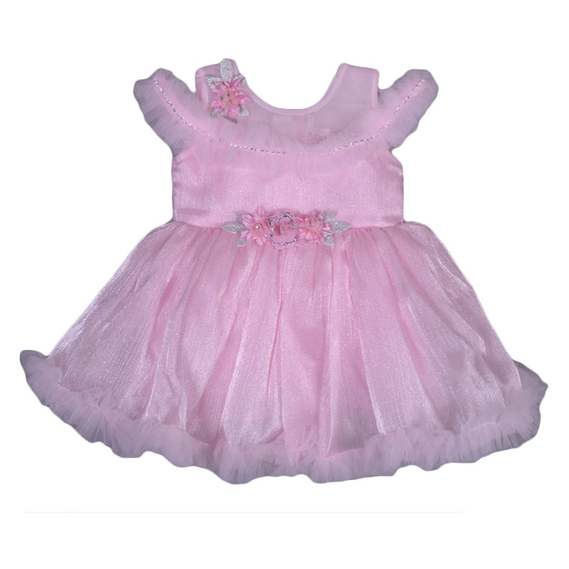 ALBION KIDS GIRLS UPPER CUTIES PARTY FROCK PINK