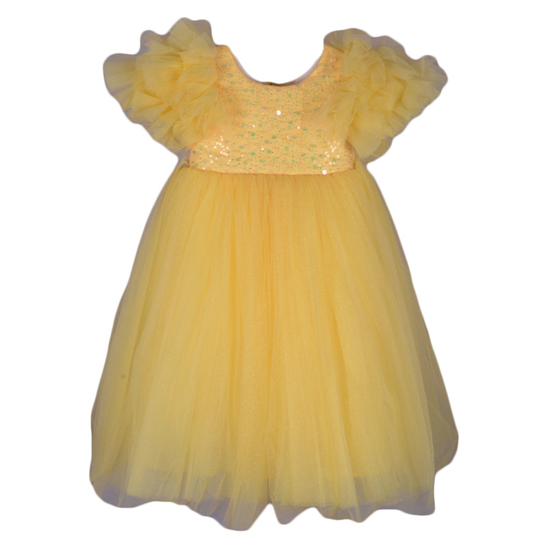 Albion | ALBION KIDS LITTLE PLUM GOWN YELLOW
