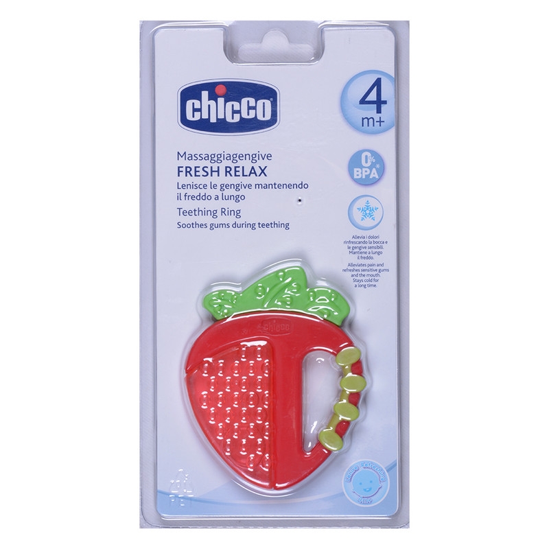 CHICCO TEETHER SOFT RELAX TEETHING RING 2M+