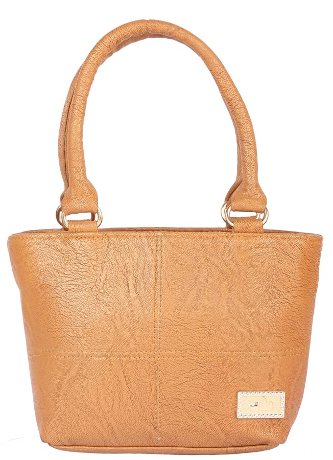 Aliado | Aliado Faux Leather Brown Coloured Zipper Closure Handbag 