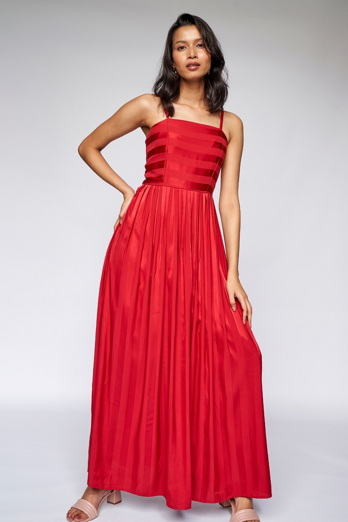 AND RED GOWN