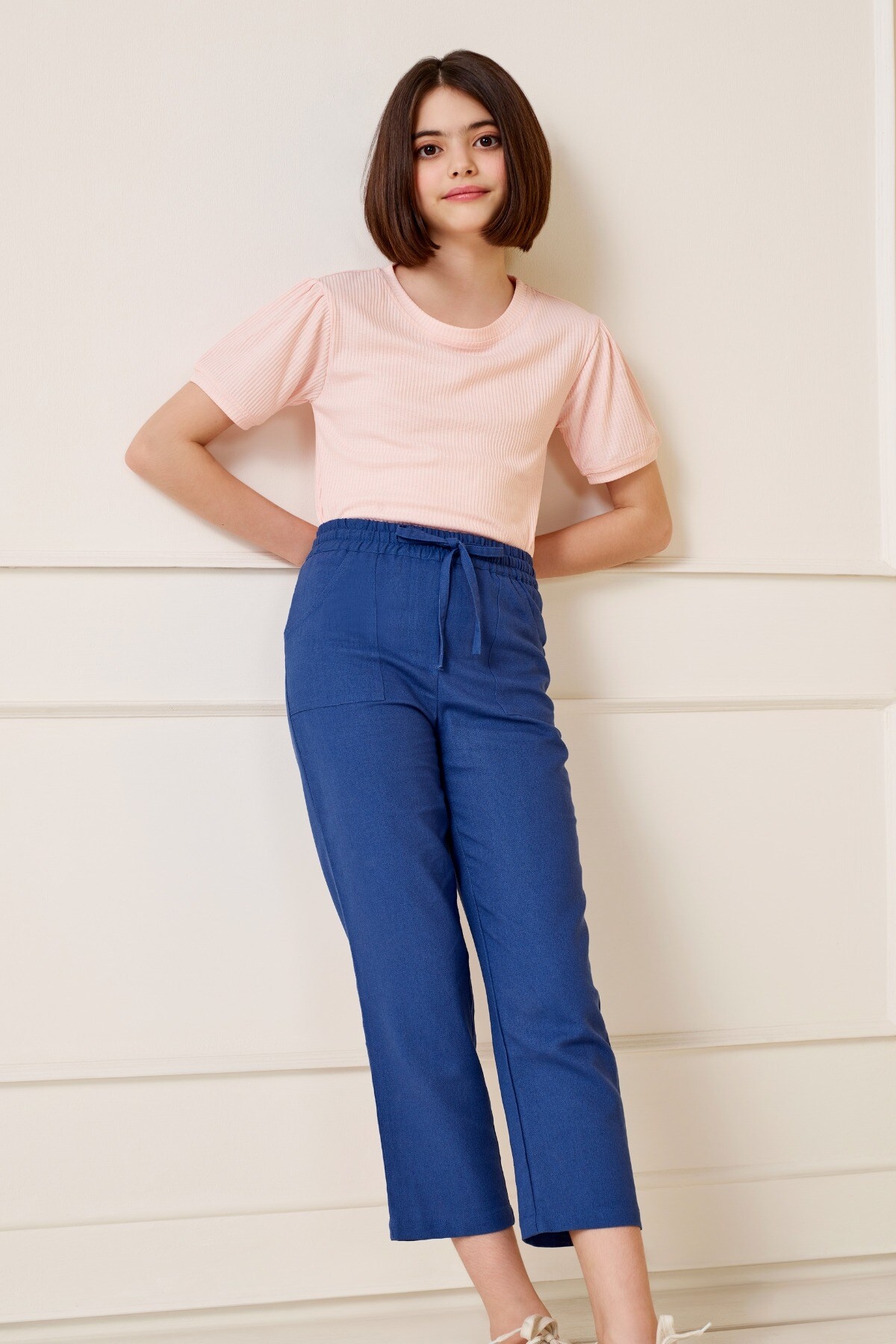 Pink Solid A-Line Top
