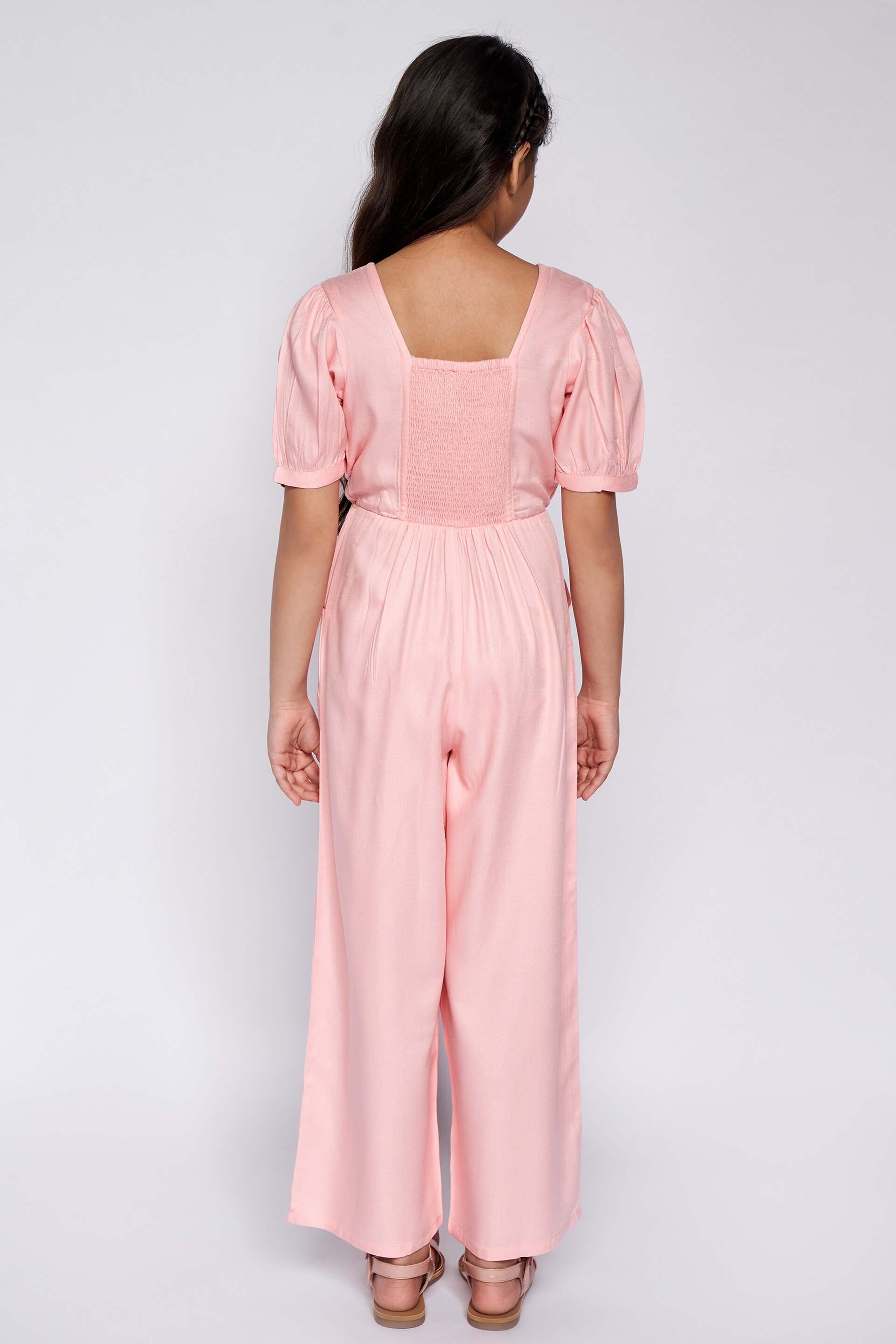 AND Pink Jump Suit