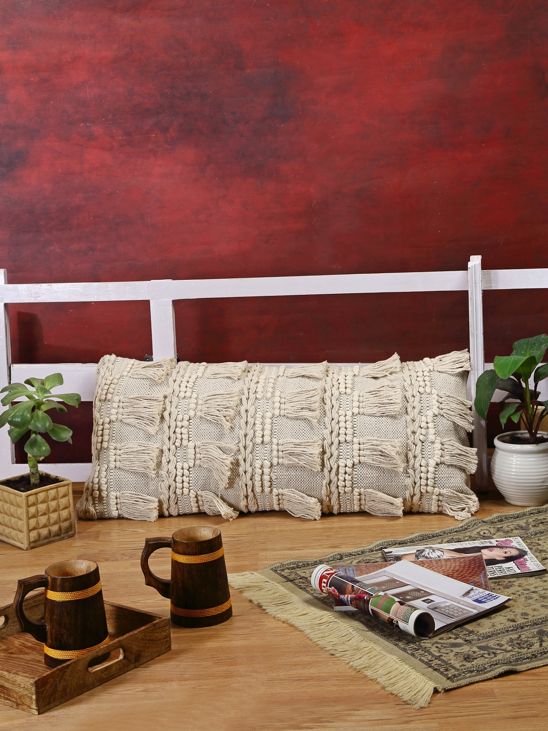 ANWYN | Long Recgtangular Handloom Cushion