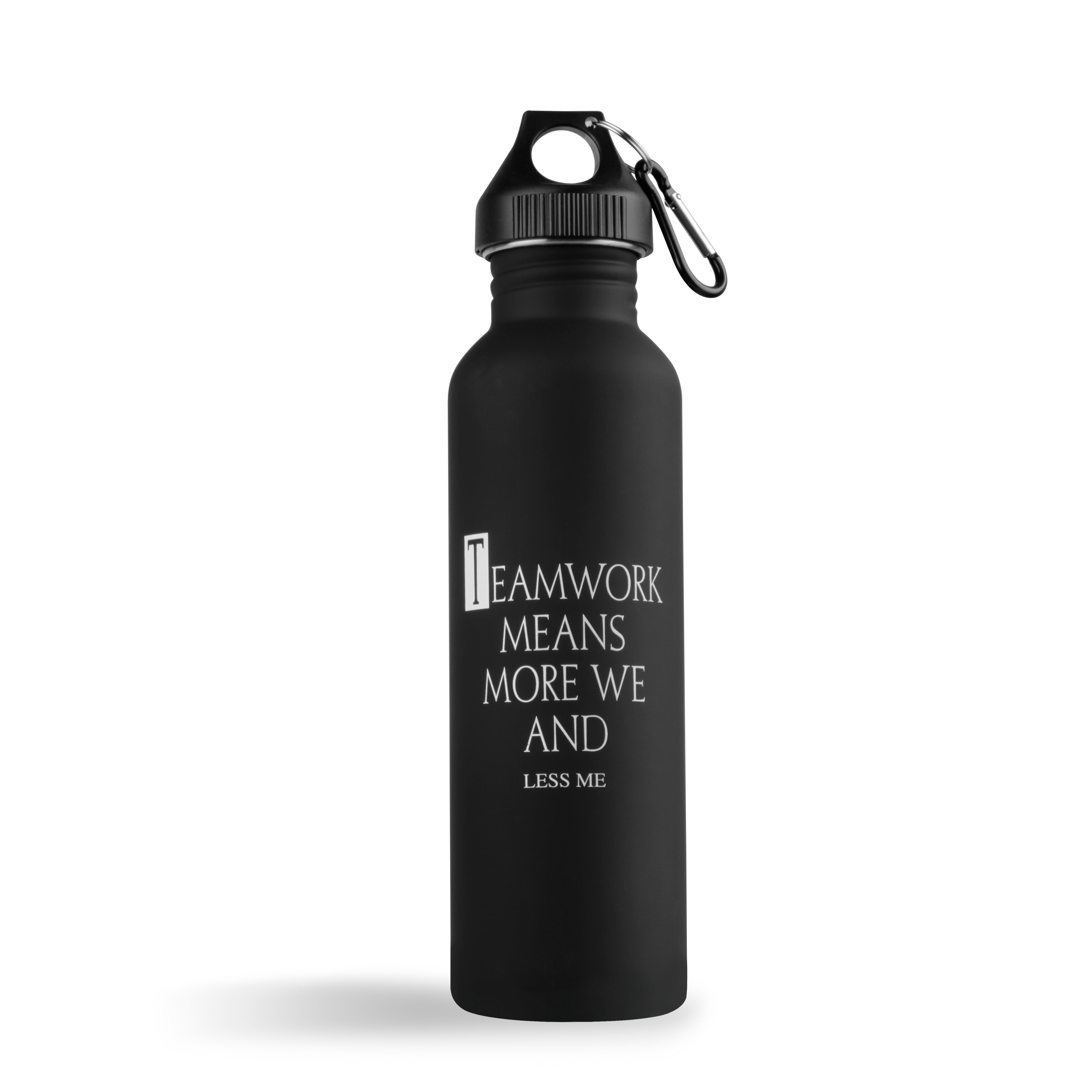 Archies Printed Stainless Steel Sipper Water Bottle  & Notebook Combo Corporate Quote Theme