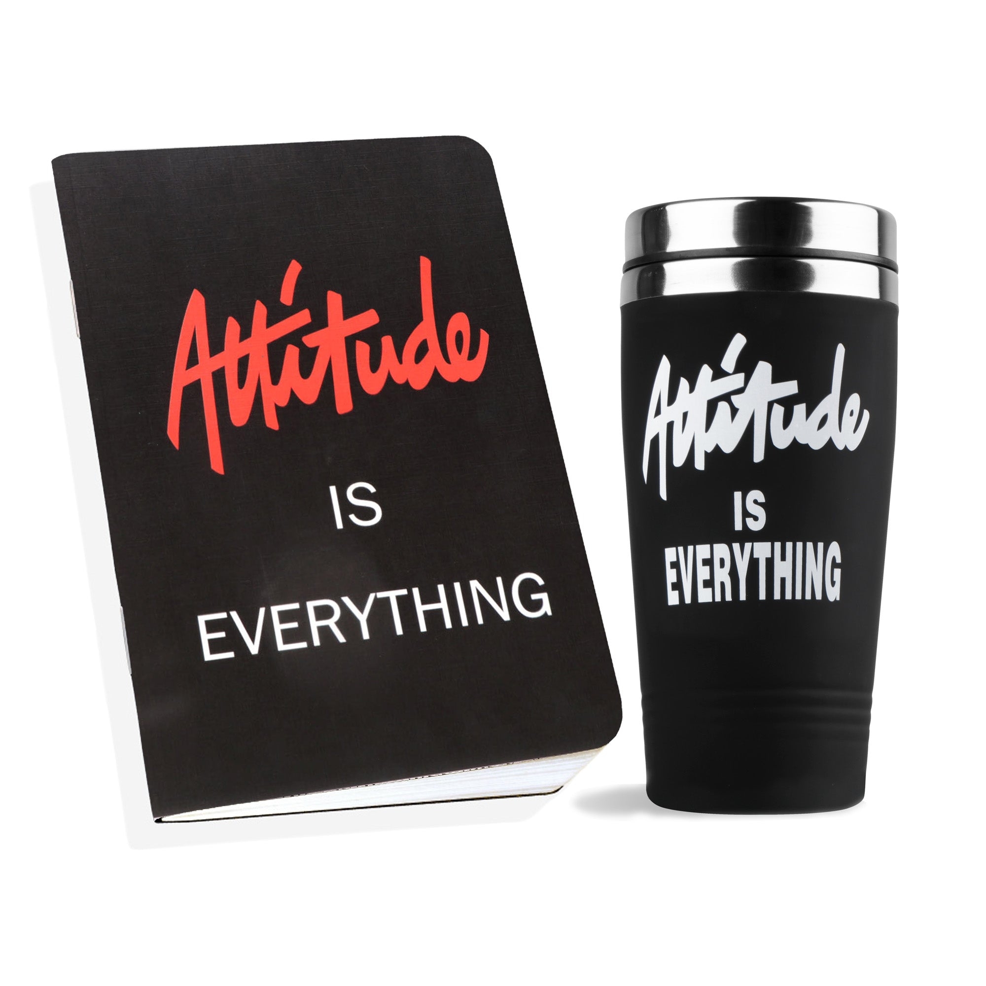 Archies Printed Stainless Steel Sipper/Shaker  & Notebook combo with Corporate Quote Theme