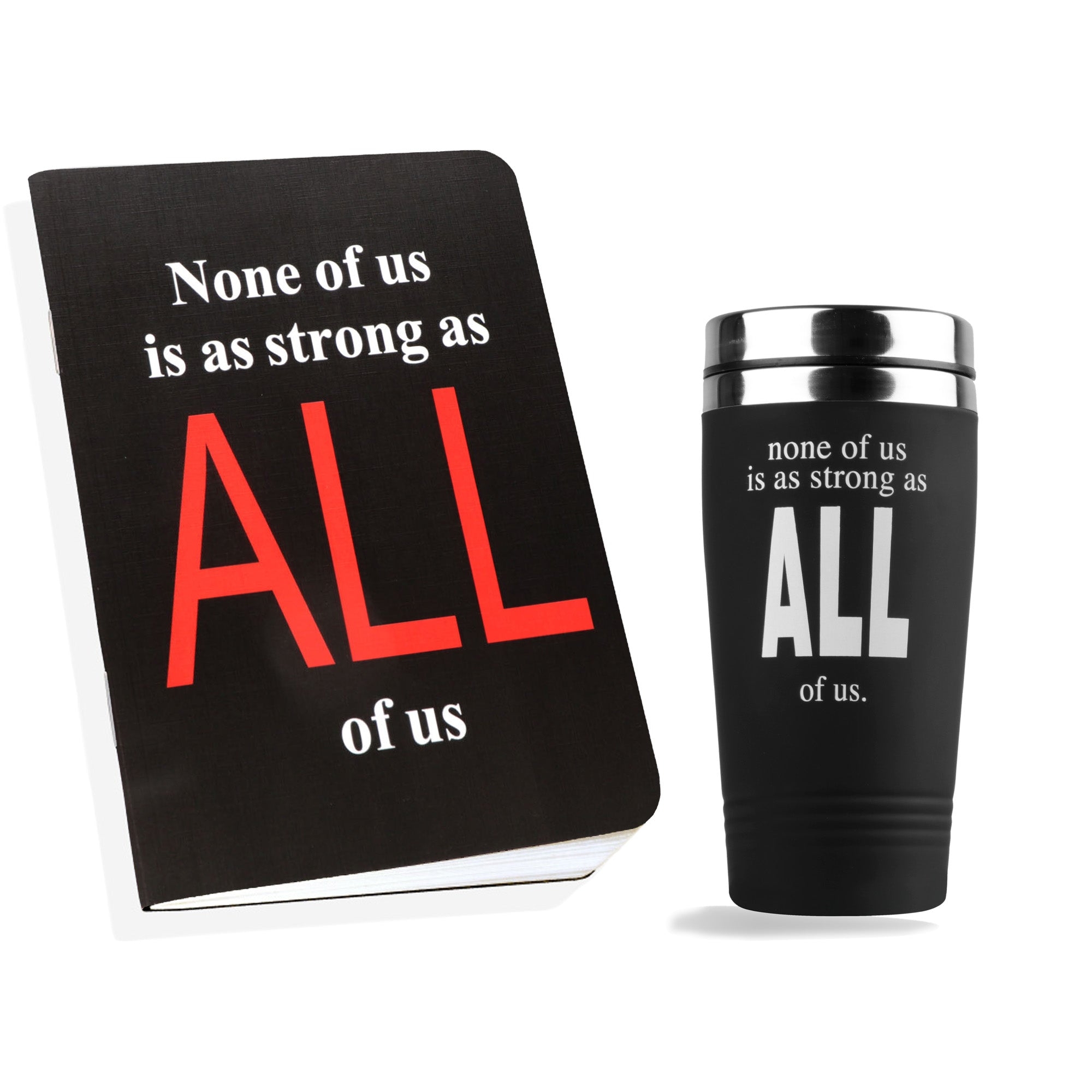 Archies | Archies Printed Stainless Steel Sipper/Shaker & Notebook combo with Corporate Quote Theme