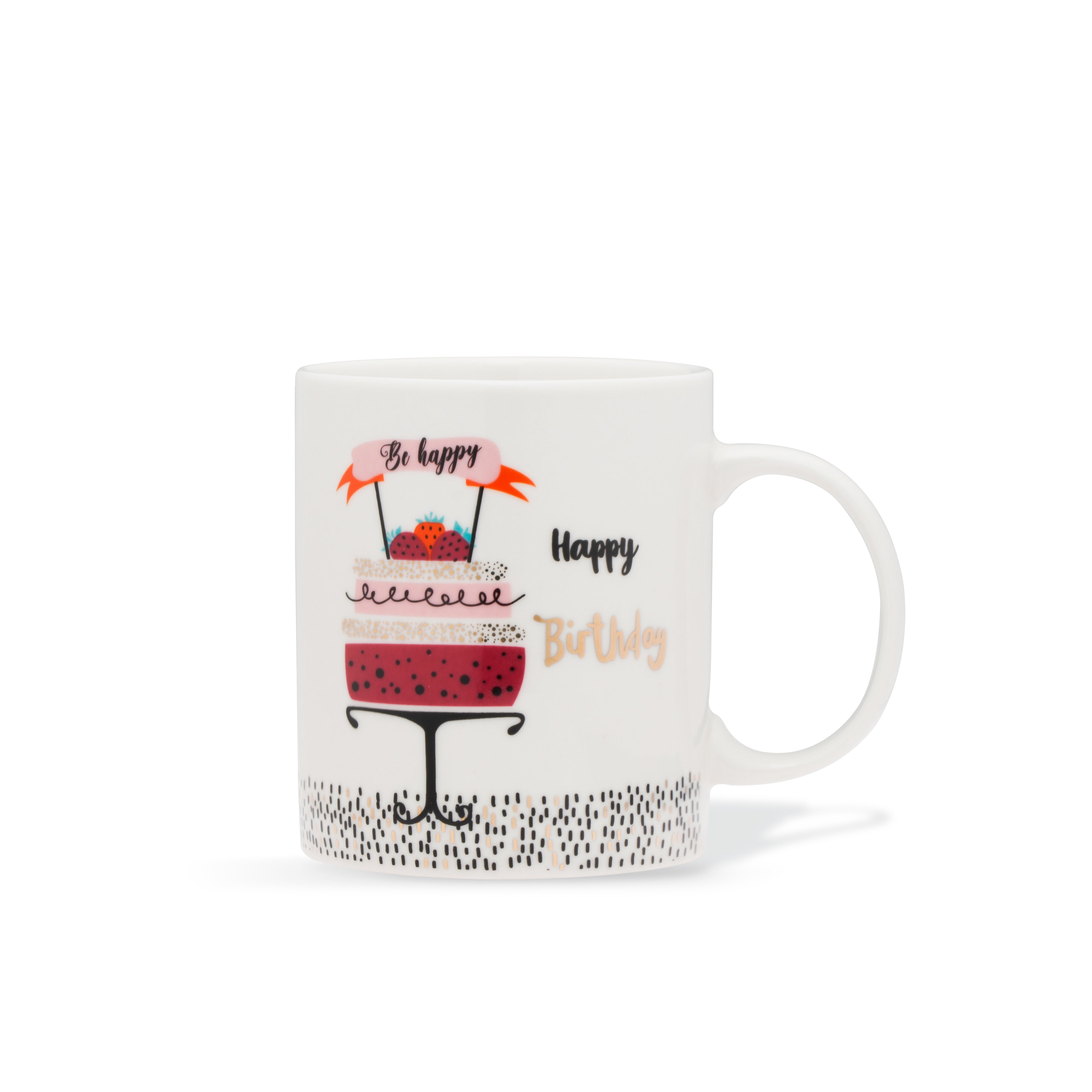 Archies | Archies ceremic Birthday  coffee mug with beautifull cake  printed for gifting someone
