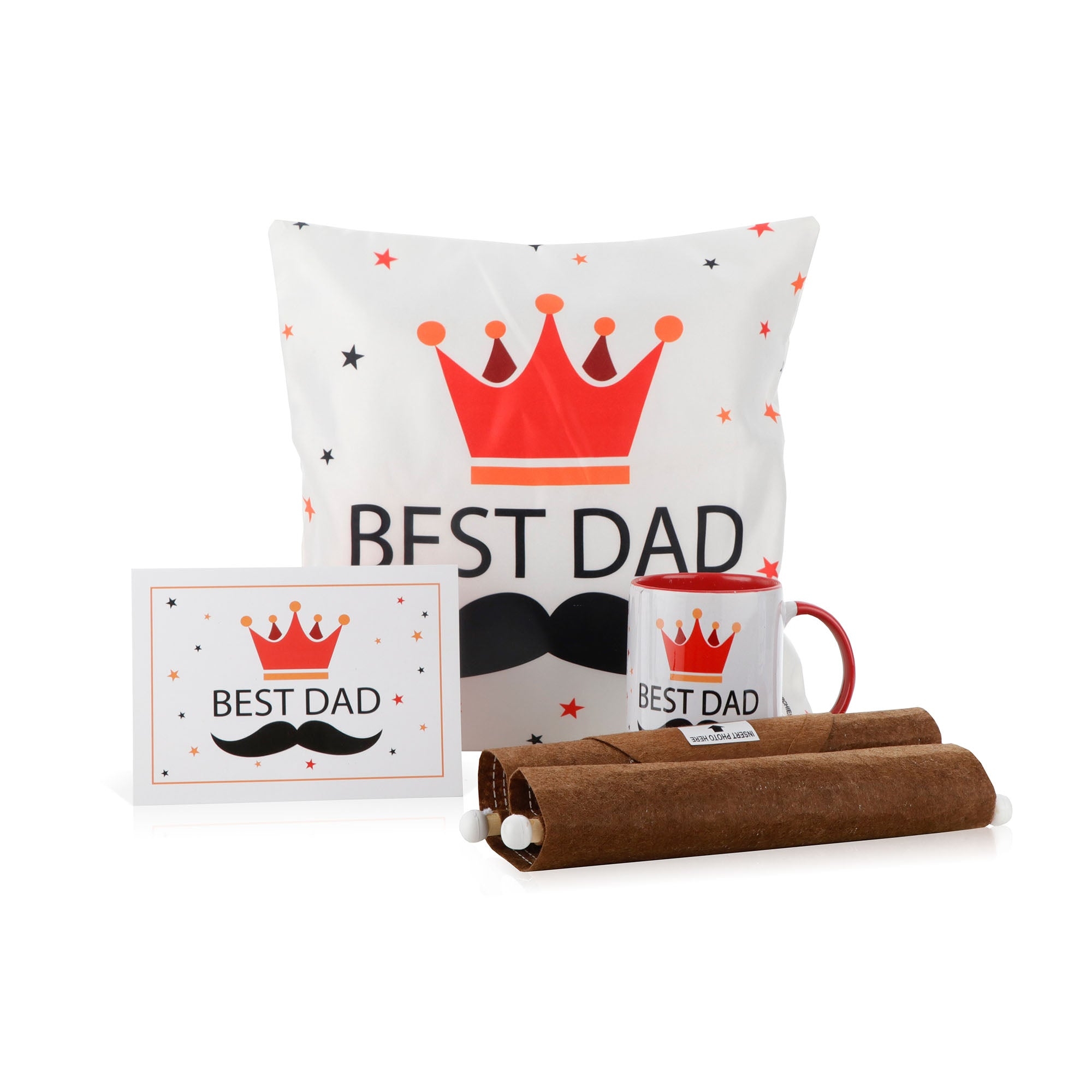 Archies | Archies Father's days combo gift pack MUG CUSHION SCROL GREETING CARD WITH envelope