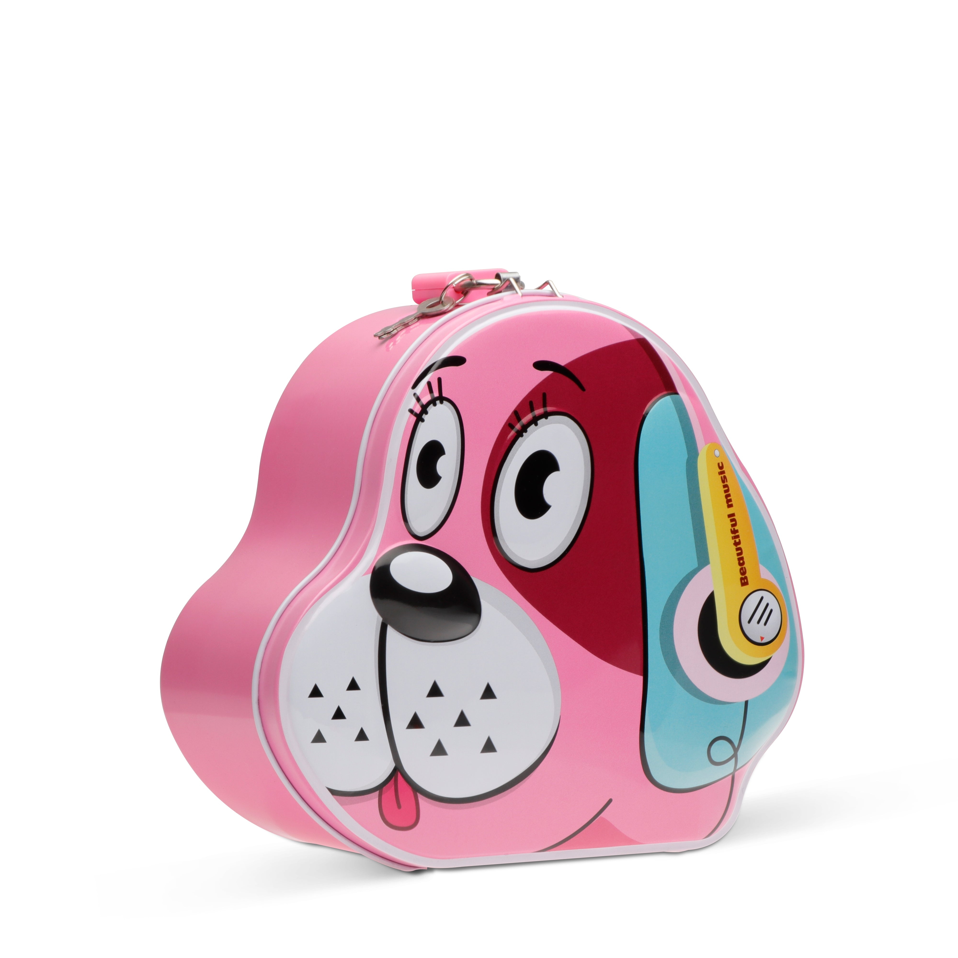 Archies Piggy Bank -Piggy Bank for Kids, Puppy Shaped Coin Box, Piggybank, Coin Bank, Money Bank, Piggy Bank for Kids Boys and Girls, Money Bank for Kids with Lock-Pink